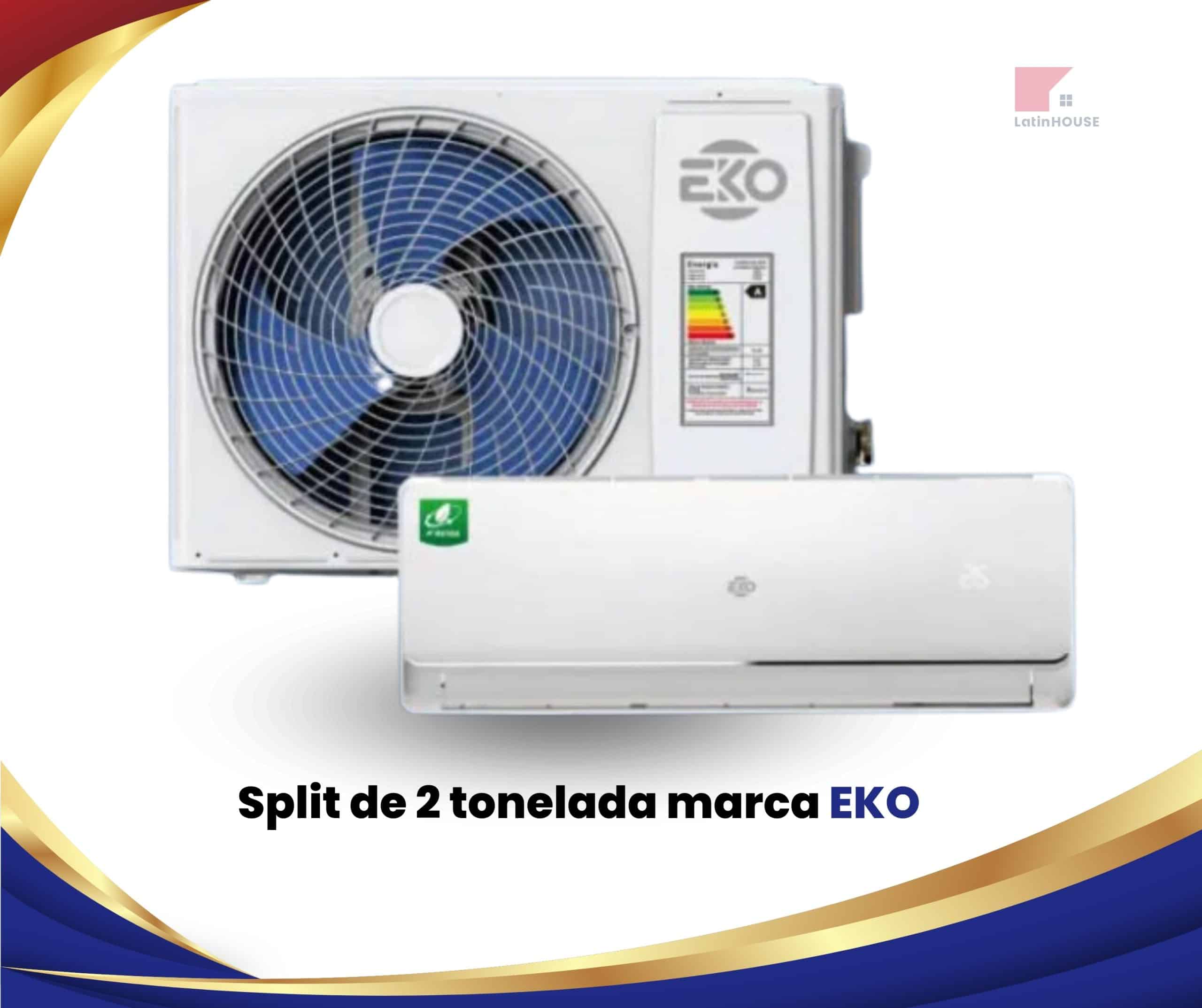 💠 Split de 2 toneladas marca EKO 850 USD. Aire acondicionado Split EKO de 2 toneladas, ideal para refrescar tu hogar u oficina 🌬️. Diseño moderno, bajo consumo energético ⚡ y funcionamiento silencioso 🤫. Perfecto para habitaciones medianas, garantizando comodidad y frescura todo el día ❄️. ¡Haz tu espacio más agradable con EKO! 🏠 Características: - Marca: EKO🏷️ - Capacidad: 24 000 BTU ❄️ - Tipo: No inverter ⚙️ - Refrigerante: R410A 🌍 - Voltaje: 220V - 60Hz ⚡ Parámetros - Mando a distancia 📱 - Tuberías de cobre 3 metros 🔧 - Filtro antibacteriano 🦠