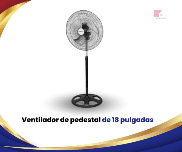 Ventilador de pedestal de 18 pulgadas